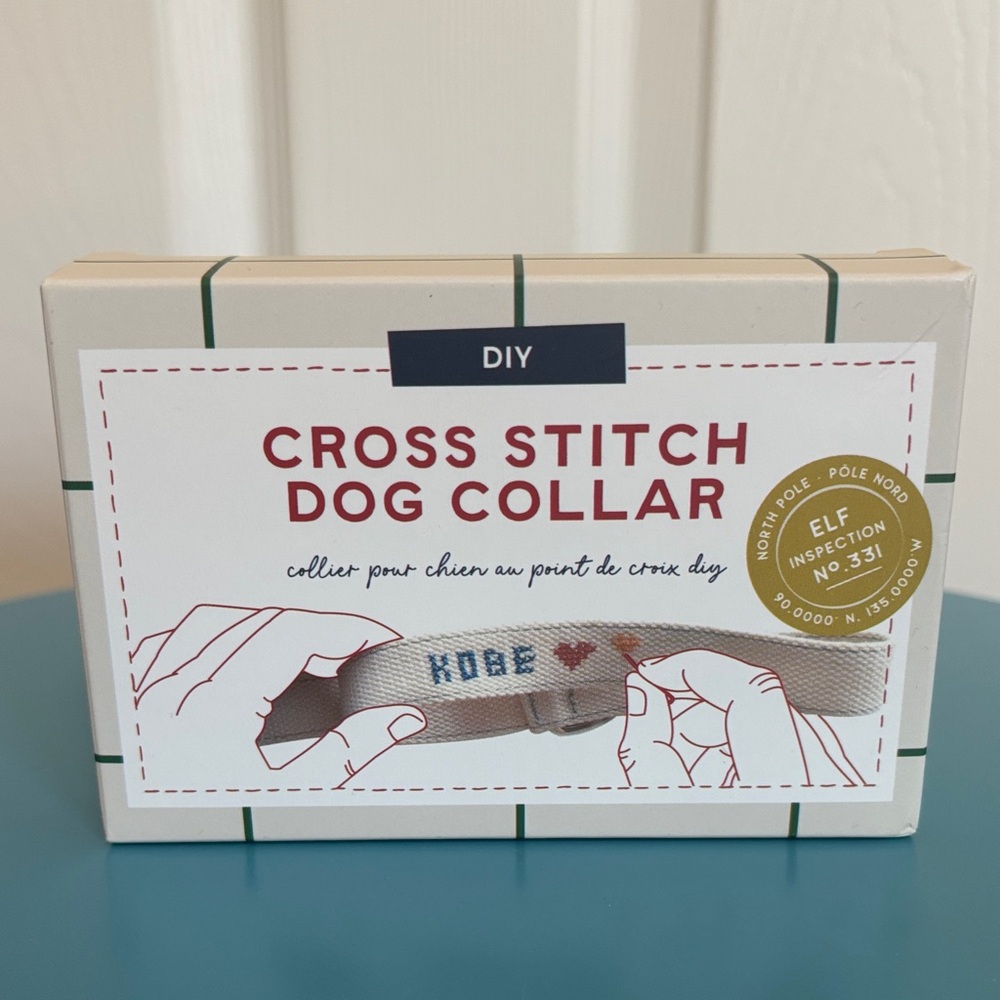 New DIY Cross Stitch Dog Collar Kit